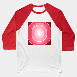 Abstract Art Layered Peach. Baseball T-Shirt